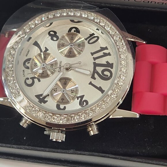 Avon Watch Lot Unlike the Rest Bright Sporty Heart Locket Everyday Expansion NEW - Picture 3 of 10